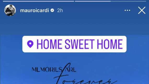 Icardi non dimentica Milano. Sui social posta una foto di San Siro: "Casa dolce casa"