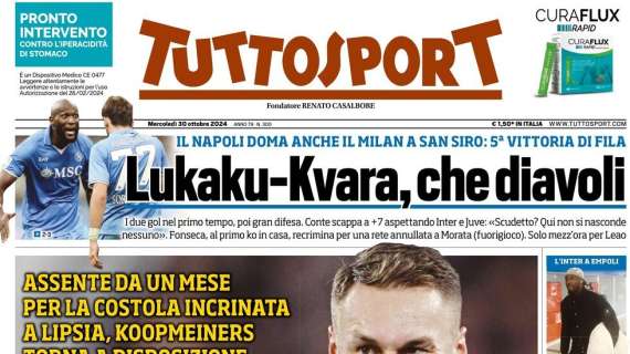 "Inter spocchiosa, Inzaghi la bacchetta e chiede questo": la prima pagina di Tuttosport