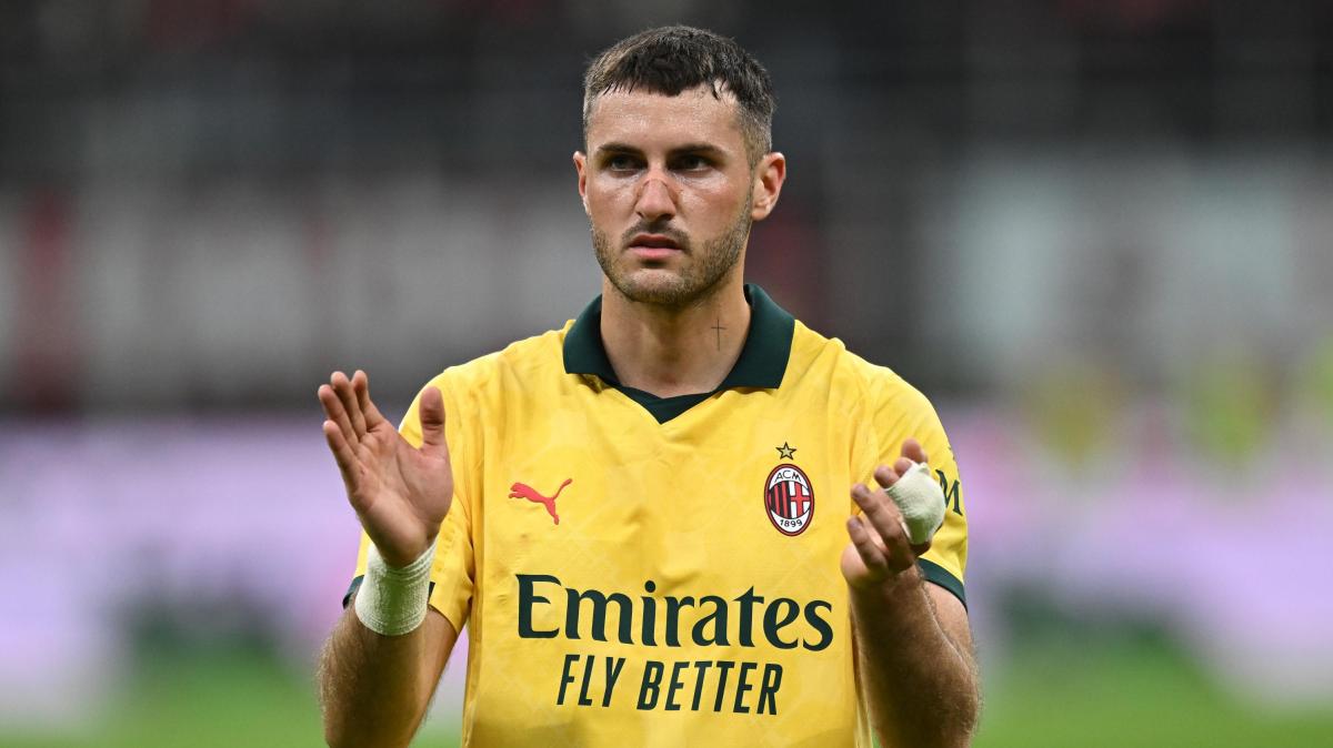 CdS: Milan, figuraccia Gimenez. Si fa male sul lato sinistro del volto ma viene curato a destra