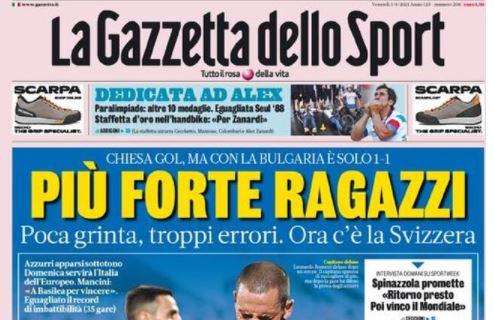 La Gazzetta dello Sport in prima pagina: "Dzeko e Tucu, gli specialisti per l'Europa"