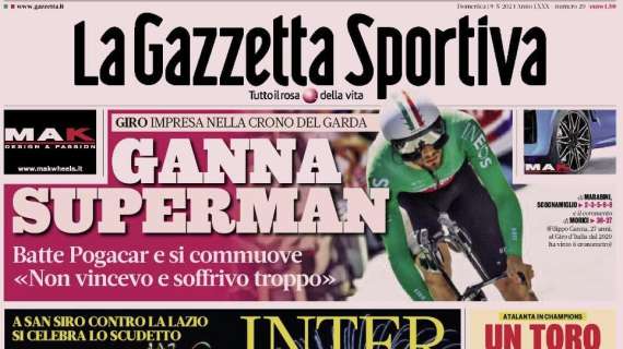 Inter, festa e caos: la proprietà può passare di mano. La prima pagina de La Gazzetta dello Sport