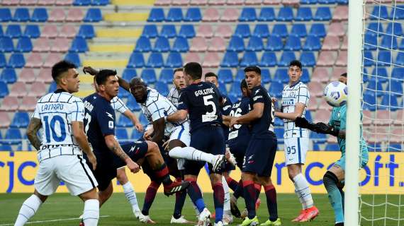 Cordaz a metà tempo: "Dobbiamo far male in ripartenza con le chance che ci concede l'Inter"