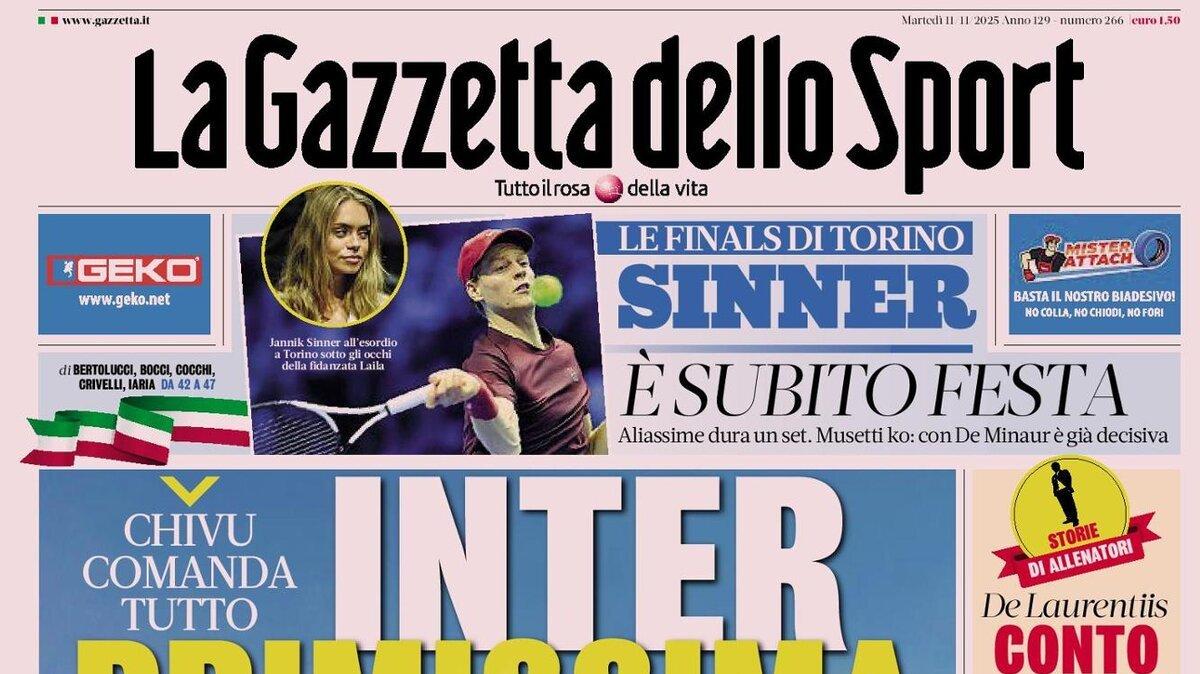 Chivu ha fatto dimenticare Inzaghi, Conte non si muove. Le prime pagine dell'11 novembre