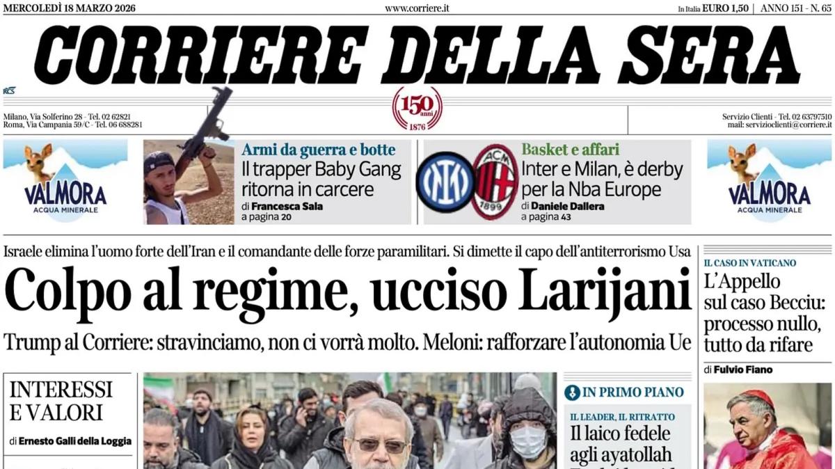 Corsera - Milan-Inter, è derby per la NBA Europe