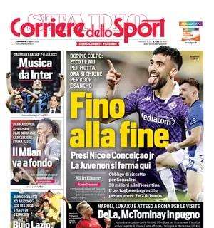 "Palacios a casa Inter": la prima pagina odierna del Corriere dello Sport