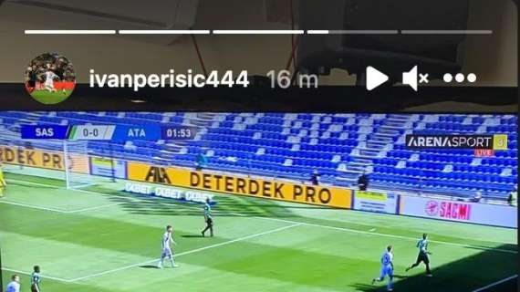 FOTO - Perisic ha voglia di scudetto: storia su IG mentre guarda Sassuolo-Atalanta
