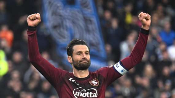 Salernitana, problema muscolare per Candreva: è in dubbio per l'Inter