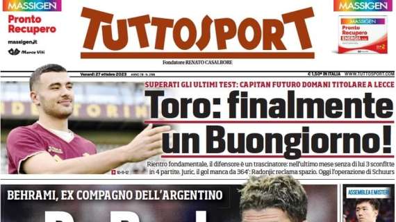 Tuttosport titola dopo l'assemblea dei soci: "Zhang lancia i proclami, ma senza dare risposte"