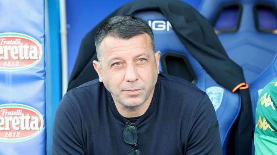 Empoli, D'Aversa: "L'espulsione ha cambiato tutto, ma l'Inter meritava di vincere"