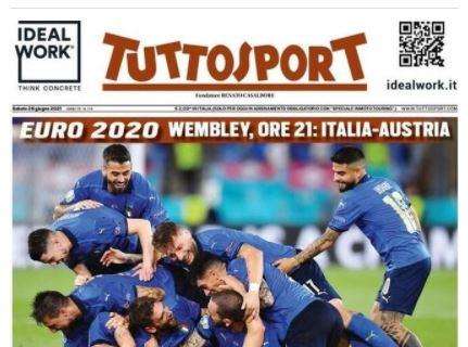 Stasera Italia-Austria, l'apertura di Tuttosport: "Vi rivogliamo così!"