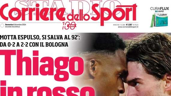 Inter in agguato. "Conte si gioca la vetta, c'è Napoli-Lazio": Il Corriere dello Sport in prima pagina