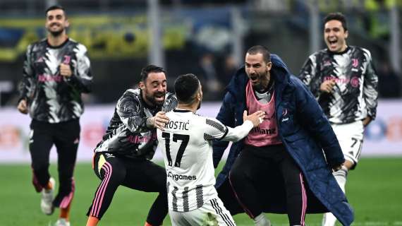 LIVE - Inter-Juventus 0-1: finisce il match, decide il gol di Kostic