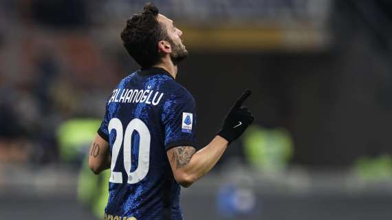 Salernitana-Inter, i tifosi nerazzurri scelgono Calhanoglu come man of the match