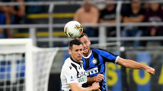 Inter-Udinese: 97 scontri in serie A, i nerazzurri hanno vinto in 48 occasioni