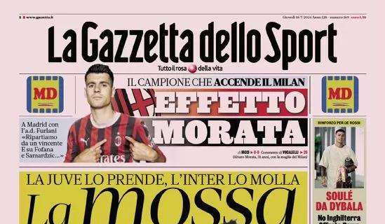 La mossa del Cabal, Inzaghi scopre Taremi: la prima pagina della Gazzetta dello Sport