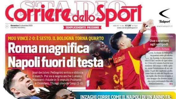 L'Inter come il Napoli di un anno fa, Inzaghi detta legge: le prime pagine di domenica 24 dicembre