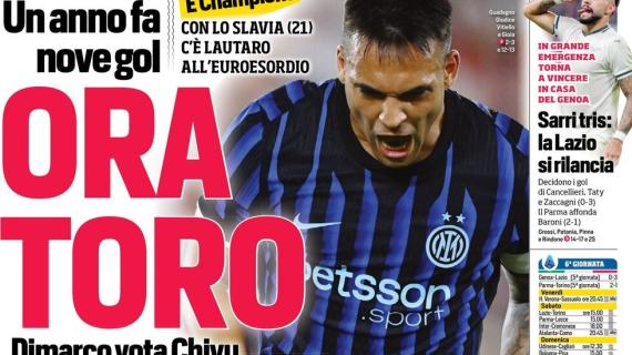 "Inter, assalto al G8 Champions": le prime pagine dei quotidiani del 30 settembre