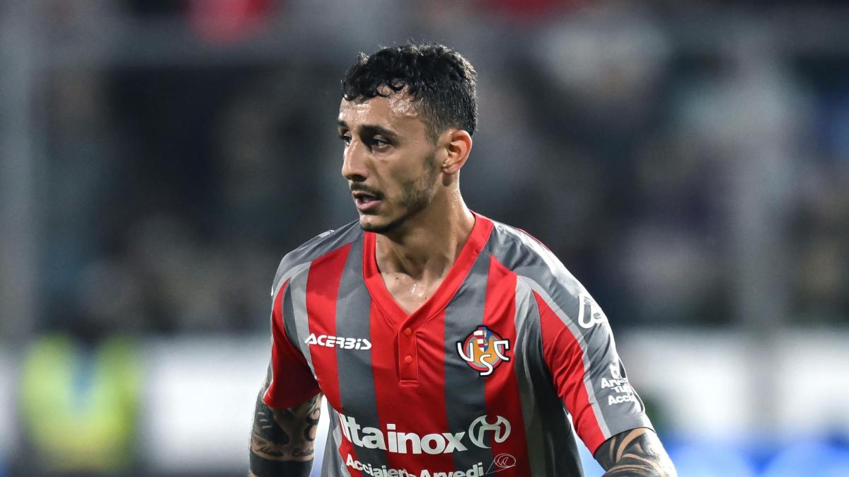 Cremonese, Collocolo salta la sfida con l'Inter: elongazione a livello del tendine retto femorale