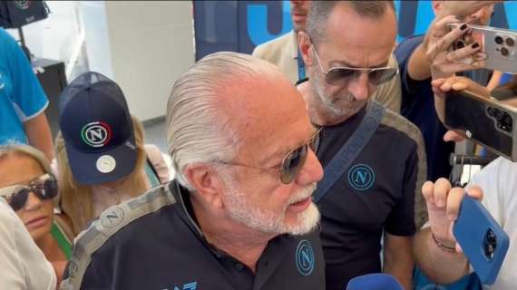 De Laurentiis: "Il campionato si fa in 20, chi non vince è fesso ma ci deve mettere cazzimma"