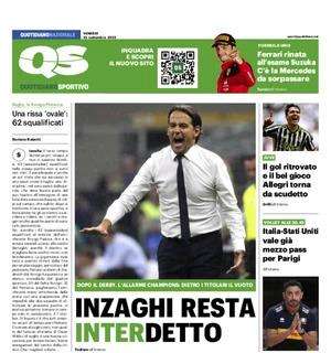 QS: "Inzaghi resta Inter-detto: dietro ai titolari, il vuoto"