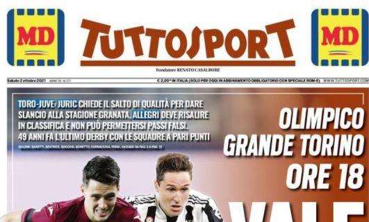 Tuttosport in prima pagina: "Inter, il Sassuolo e poi svolti"