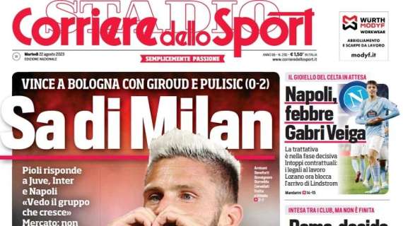 Il Corriere dello Sport in prima pagina: "Inter-Pavard tutto fatto, accordo trovato due giorni fa"