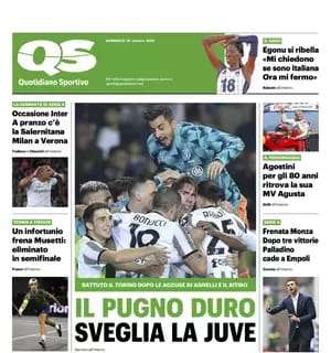 Il QS in prima pagina: "Occasione Inter, a pranzo c'è la Salernitana"