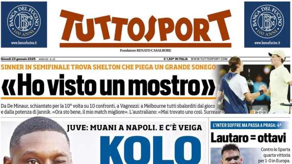 "Solita Inter, corto muso e ottavi ad un passo": l'apertura di Tuttosport