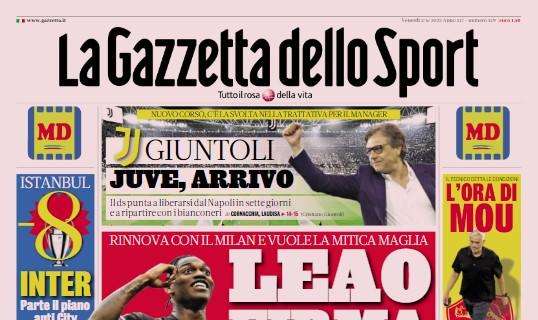 La Gazzetta in apertura: “Inter, parte il piano anti-City. Pronto anche Mkhitaryan”
