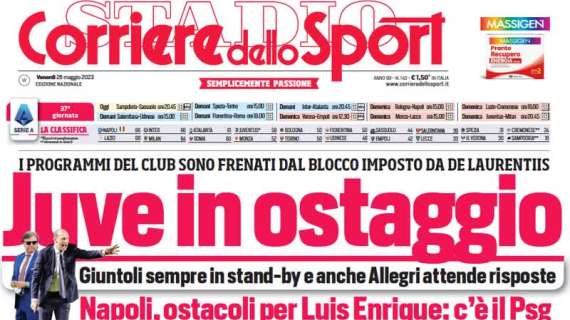 Il Corriere dello Sport in prima pagina: "Lautaro ora punta Haaland"
