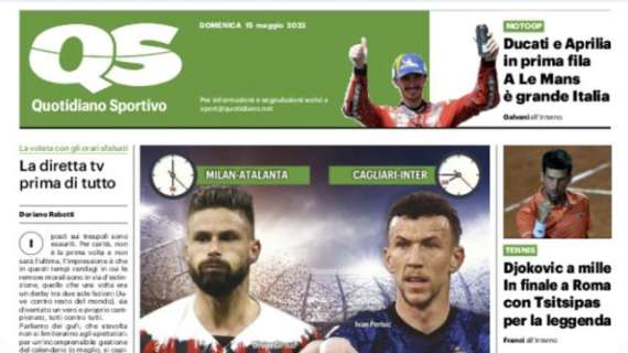 Snodo cruciale per lo Scudetto, l'apertura del QS: "Milan e Inter, partita doppia"