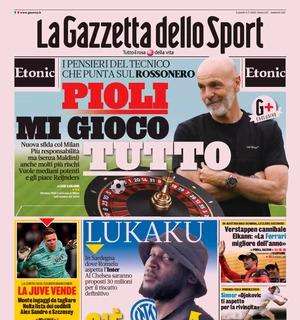 La Gazzetta in apertura: "Lukaku, c'è l'offerta". Pronto l'affondo decisivo per Romelu