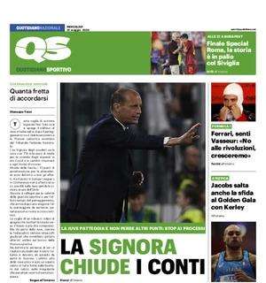 Il QS in prima pagina: "Dzeko tentato dall'Al-Hilal, Inter alla finestra"