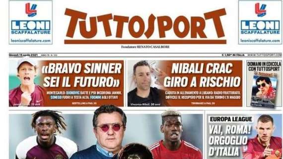 L'apertura di Tuttosport: "Juve: Mino, pensaci tu. Kean obiettivo Inter"