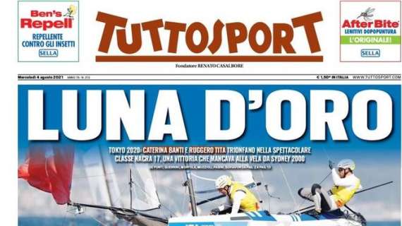 Tuttosport in apertura: "Inter, brivido Lukaku". Assalto Chelsea per il belga