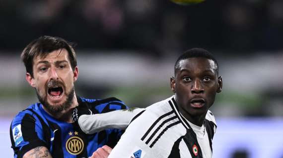 Battaglia vera nella tana della Juve: 0-0 al 45', l'Inter crea, ma spreca. Palo Dumfries