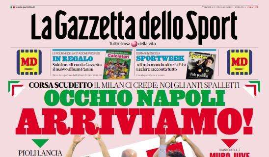 L'apertura della Gazzetta: "La Lu-La e super Dzeko. Inzaghi può scattare"