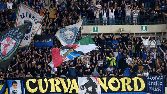 Curva Nord Inter, stop alla coreografia con l'Atlético Madrid e