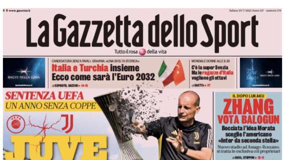 La Gazzetta dello Sport apre: "Zhang vota Balogun", bocciata l'idea Morata