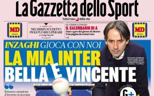 Inzaghi a La Gazzetta dello Sport: "Stiamo volando, ma adesso rinforziamoci"