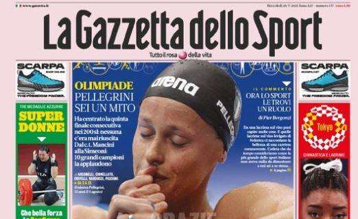 La Gazzetta dello Sport in prima pagina: "Lukaku in area con meno scatti: l'idea di Inzaghi per la Champions"