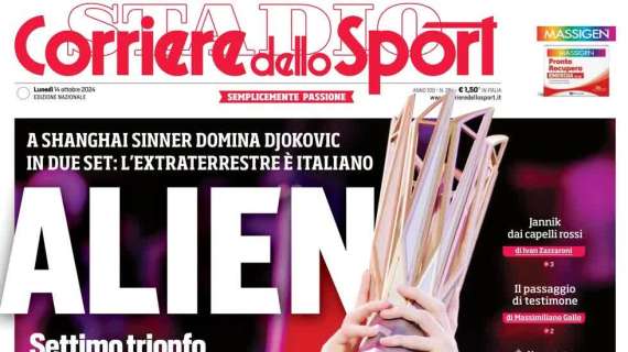 "Barella pensa già a Roma e Juventus": l'apertura del Corriere dello Sport