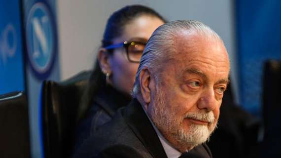 Napoli, De Laurentiis: "Il nuovo tecnico? Servono tempo e sangue freddo"