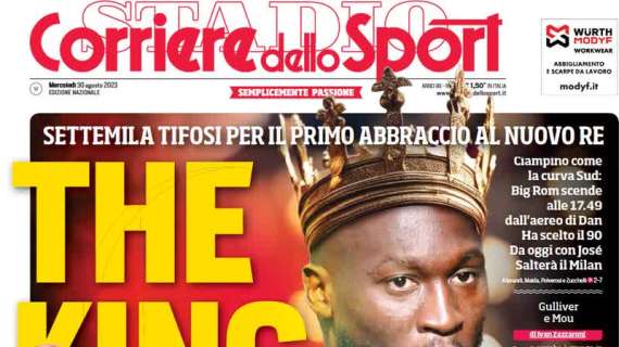 Il CorSport: "Ecco Pavard, oggi le visite con l'Inter". Ma l'apertura è per Lukaku: "The King"