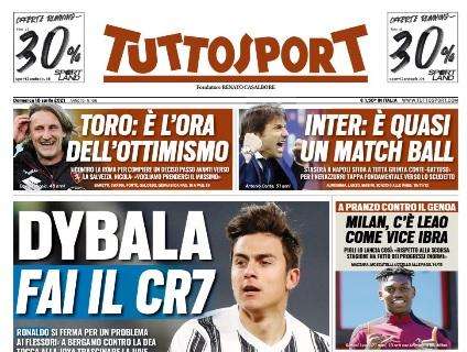 Tuttosport in apertura: "Inter: è quasi un match ball"