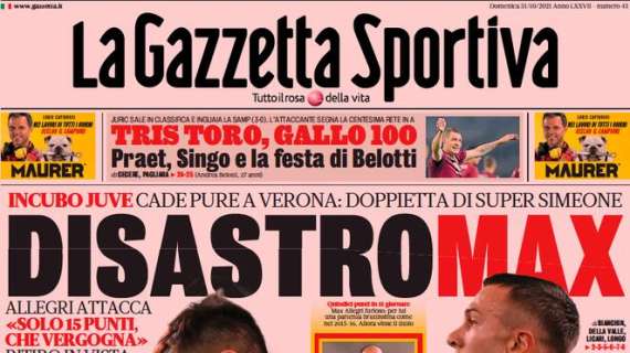 La Gazzetta Sportiva in prima pagina: "Casa Dzeko: col Re di San Siro tutto è possibile"