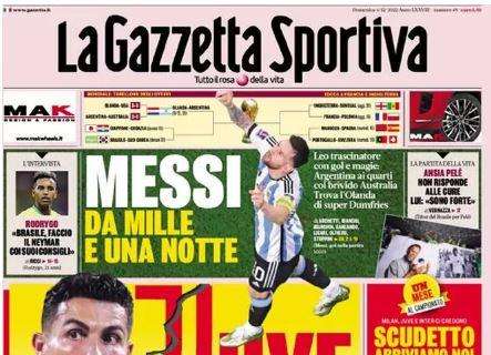  La Gazzetta dello Sport in apertura: "Juve, occhio a CR7"