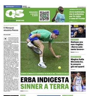 "Inter, onda verde. Oggi gli Esposito aspettando Bonny": la prima pagina del QS