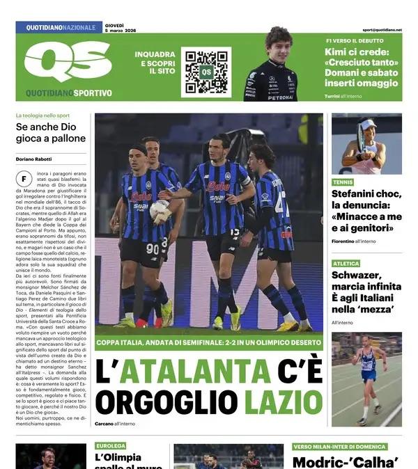 "Modric-Calha, la sfida in regia tra derby e futuro!", la prima pagina del QS