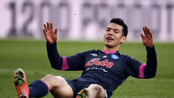 Qui Napoli: Lozano squalificato,  il messicano salterà l'Inter